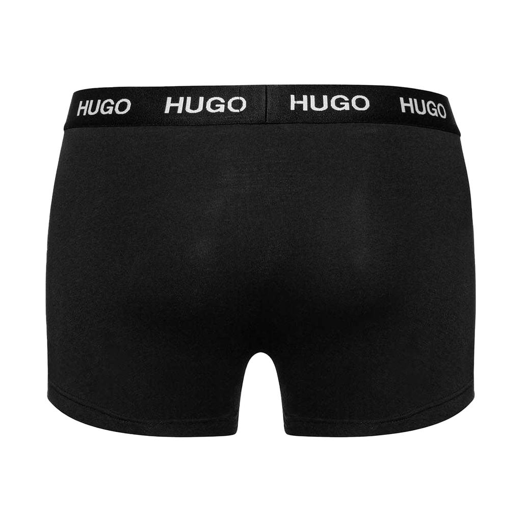 Hugo Mens Plain Cotton Blend Boxer Shorts (Pack of 3)