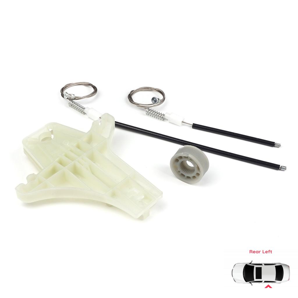BWR304 Fensterheber Reparatursatz Hinten Linke Tür für VW Jetta Golf MK5 A5 1K R32 GTI Rabbit Plus 5M1 1K4839461