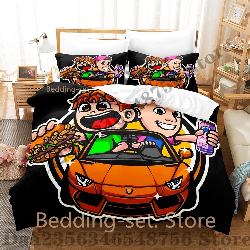 

Burgerpommes Elerkopf Bedding Set Single Twin Full Queen King Size Bed Set Icrimax Bedroom Duvetcover Sets Lukasbs Bed AU Single(140*210cm)3pcs