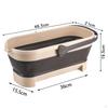 Bucket Mop Foldable Portable Water Pail Foot Soaking Basin Sturdy Rust Resistant