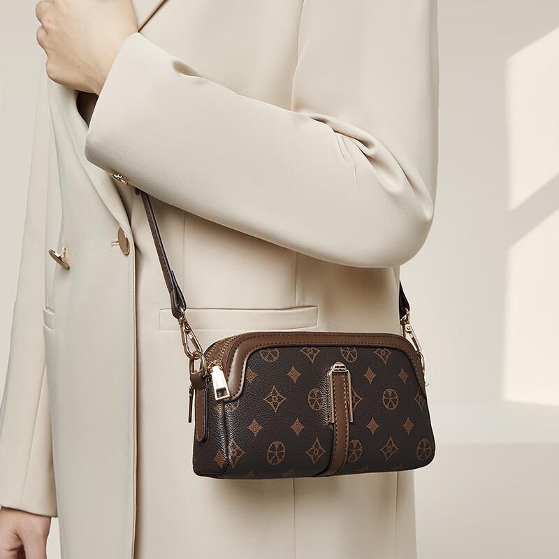 Laorentou Women's Printed Shoulder Crossbody Bag