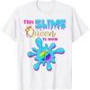 6 Yrs Old Birthday Party 6th Bday 2014 This Slime Queen Is 6 T-Shirt(3)