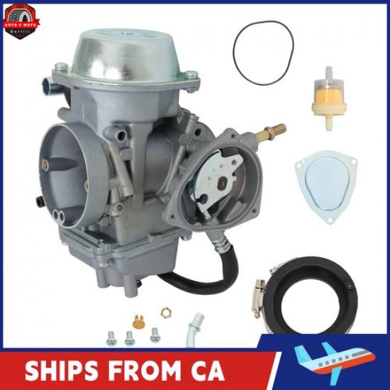 Carburetor Grizzly 600 660 YFM600 YFM660 ATV & Intake Manifold Boot For Yamaha