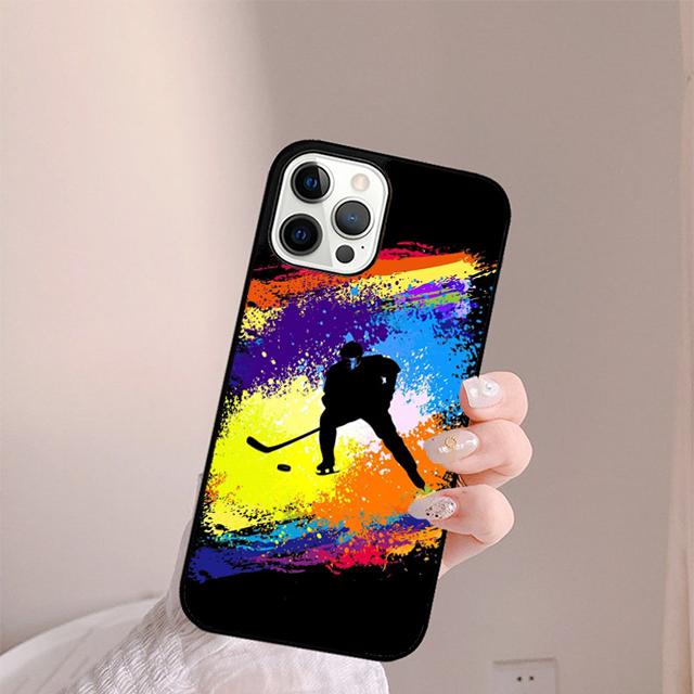 Ice Hockey Player Phone Case For Apple iPhone 17 Air Pro Max Plus Coque For iPhone 17 Air 14 15 16 13 12 Max Cover