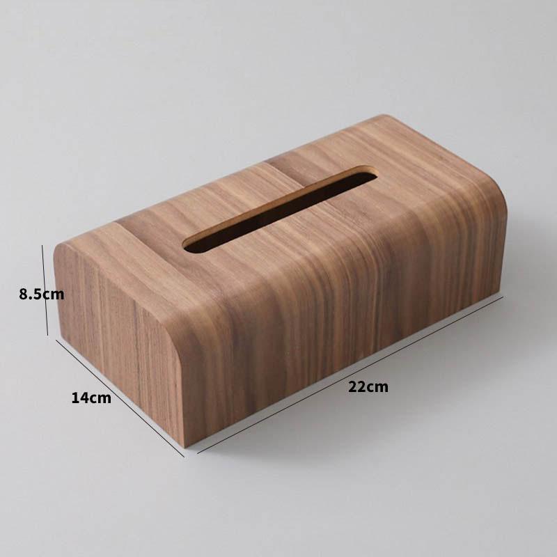 Europese Houten Tissuebox Handgemaakt Modern Westers Restaurant Papieren Dozen Woonkamer Bureau Servettenhouder Huisdecoratie