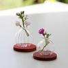Round Ball Lace Mouth Miniature World Model Dried Flower Glass Vase Handcrafted Decoration Baby House