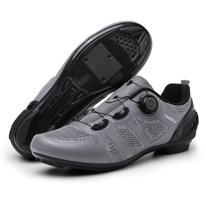 Breathable Cycling Shoes Road Mountain Bikes Unisex Lightweight Clipless Flat Pedal Options