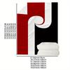 Colorful Maori Flag Theme Flannel Printed Blanket Suitable for All Seasons Suitable for Living Room Office Sofa and Travel
