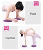 Non-Slip Yoga Pad Pair: Elbow & Knee Support