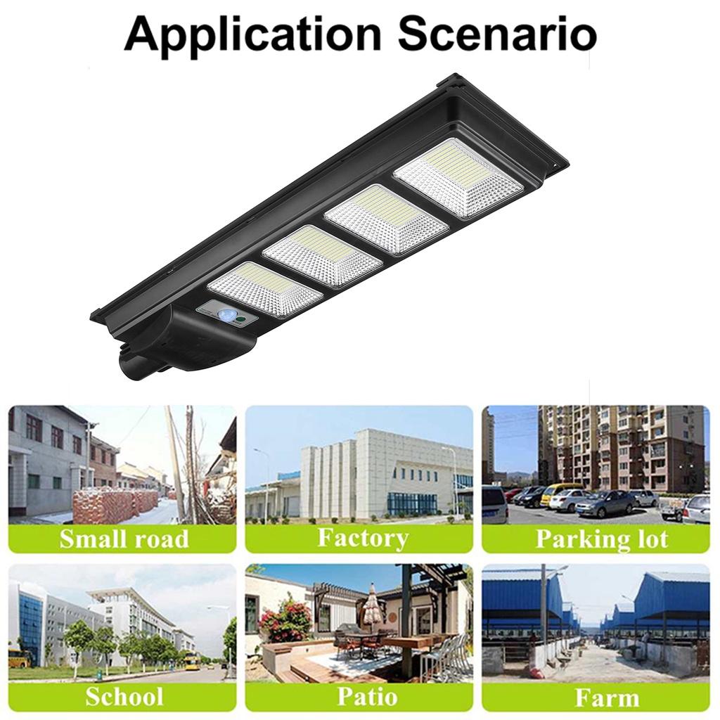 200W/400W/600W/800W LED Solar Lamp Outdoor Solar Lamp Powered Sunlight Radar PIR Motion Sensor Wall Street Light for Garden Yard