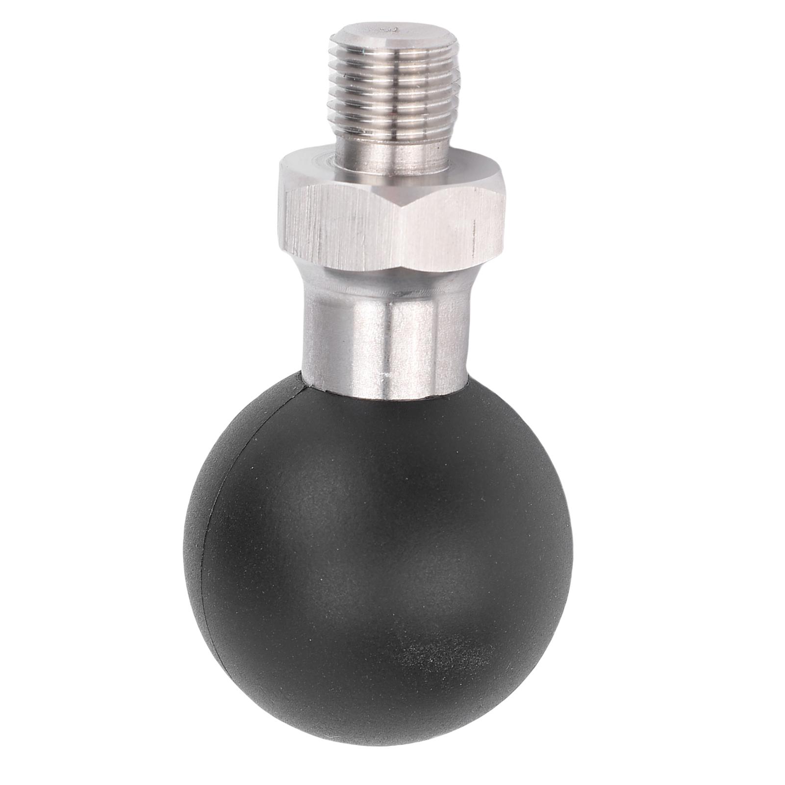 

1,5-дюймова кульова головка з гвинтовою штангою з нержавіючої сталі з різьбою 1/2, гумове кульове кріплення, використовується зі сполучною штангою та основою