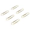 1.1in 100pcs Paper Clips Rust Prevention Increased Slip Resistance Portable Metallic Paper Clips for   Daily Use