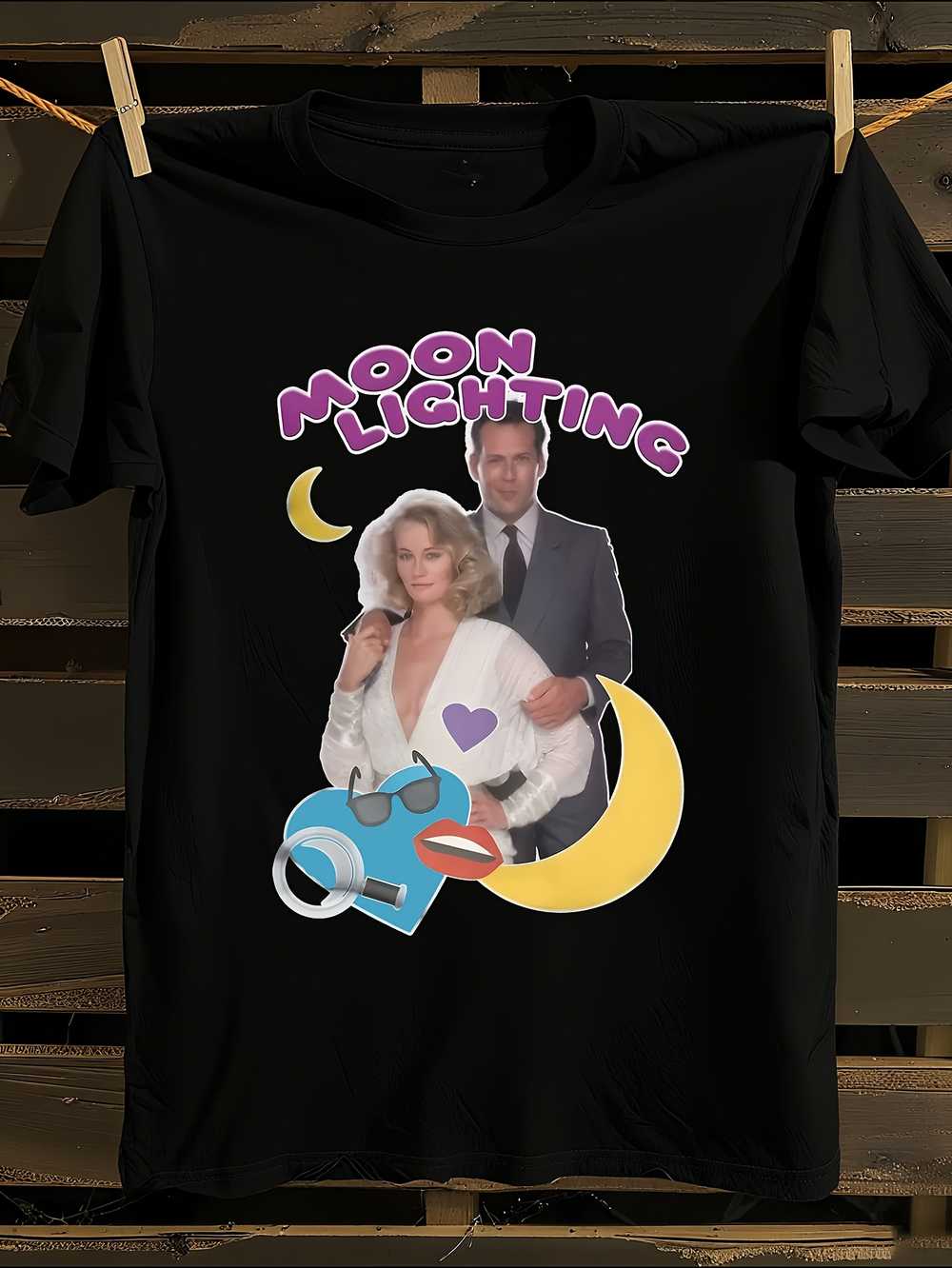 

Moonlighting TV Series Graphic Cotton T-Shirt XXL