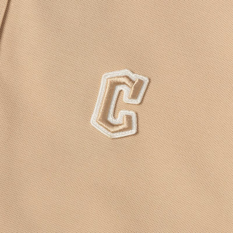 New MLB Short Sleeved Dresses Women's Light Beige 3FOPB0543-45BGL