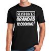Ga aan de kant Opa is aan het koken T-shirt Heren Grappige Nieuwigheid Vaderdag BBQ Tee Top Unisex T-shirt