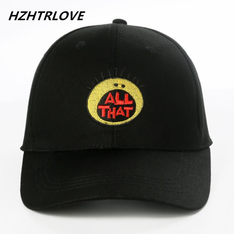 

Dropshipping High Quality Brand All THAT Snapback Cap Cotton Baseball Cap For Unisex Women Hip Hop Dad Hat Bone Garros