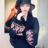 2025 Summer Fashion Embroidered Ice Silk Chiffon Long Sleeve Sun Protection Shawl for Driving and Air-Conditioned Rooms