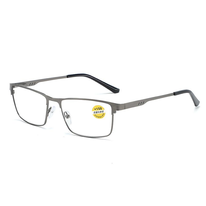 Men Metal Computer Reading Glasses Presbyopic Eyewear 0+1.0+1.25+1.5+1.75+2.0+2.25+2.5+2.75+3.0+3.25+3.5+3.75+4.0+4.5+5.0+5.5+6