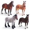 PVC Simulation Horse Figurine Realistic Stallion Mare Collectible Model Miniature Animal Educational Toy Decoration Ornament Horse Lover Gift