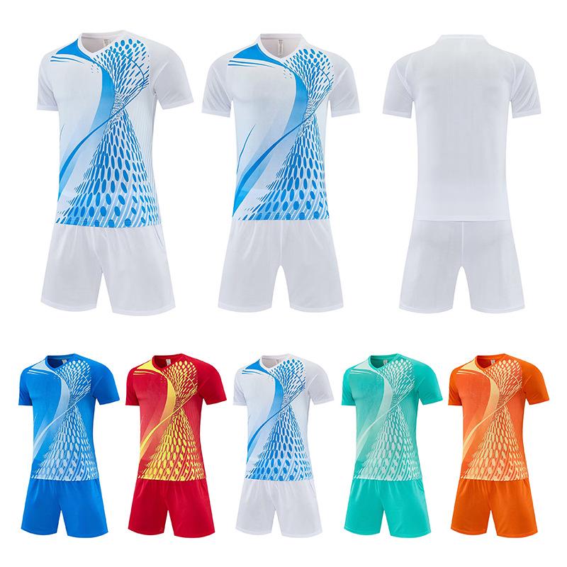 In-Stock Men's & Women's Breathable Team Football Uniform: Sweat-Wicking Jersey & Training Suit
