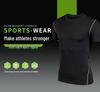 Men's Quick-Dry Compression Running T-Shirt - Breathable, Sweat-Wicking, Elastic Fit for Outdoor Sports and Gym Training