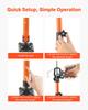 Cabinet Jack Support Pole, 8-Pack, 116-290 Cm Steel Telescopic Quick Support Rod, Adjustable 3rd Hand System Up To 70 Kg Capacity for Installing