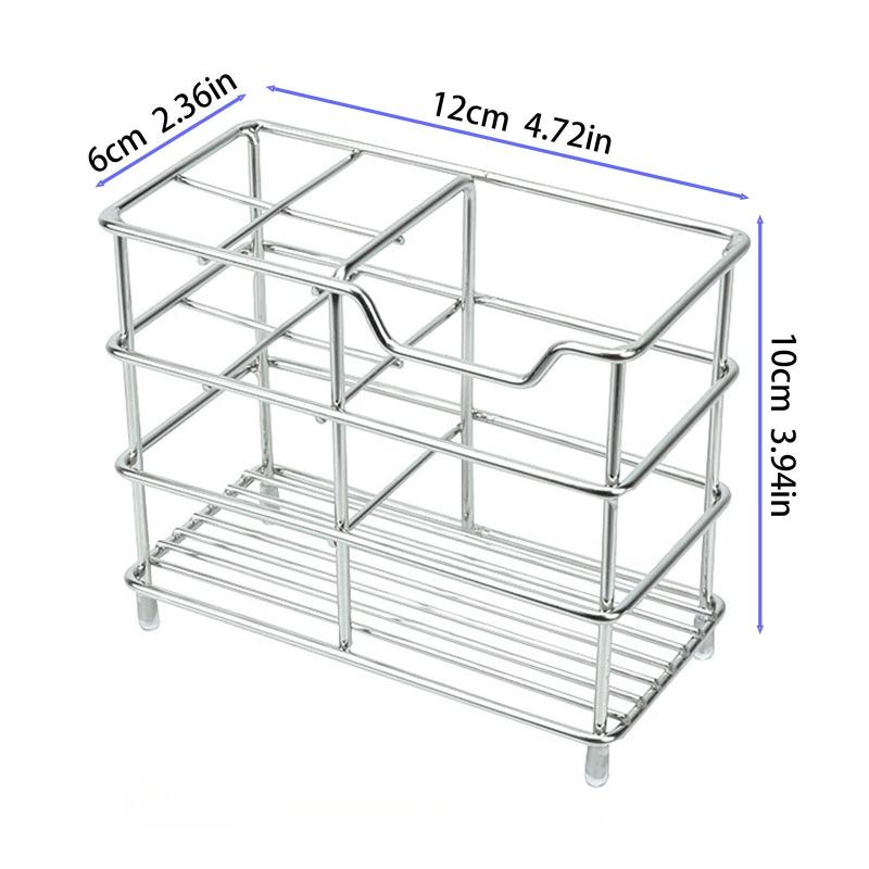 1PC Bathroom Toothbrush Holder Iron Toothpaste Holder Stand Bathroom Accessories Organizer Bathroom Supplies Household Goods