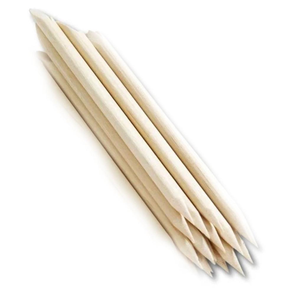 ASP - Bâtonnets en Bois de Bouleau à Double Embout -