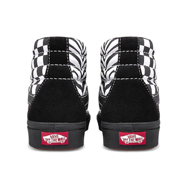 Sk8 Vans-Hi ComfyCush 'Mixed Media - Black Checker' VN0A3WMB17Q