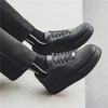 Autumn and winter black casual board shoes Air Force Sports No. 1 black kitchen trendy shoes winter