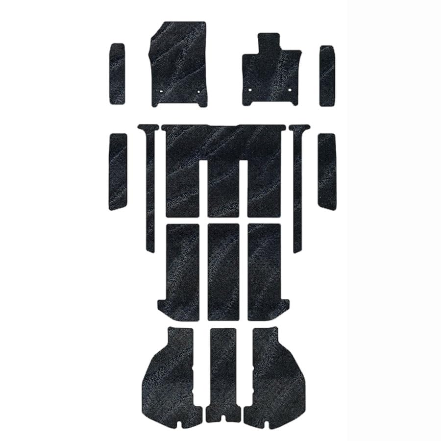 

Коврики для пола Alphard Vellfire Совместимые 40 Серия Премиум Тип Волна M&K 7-местные R5/6~ (Премиум черный)