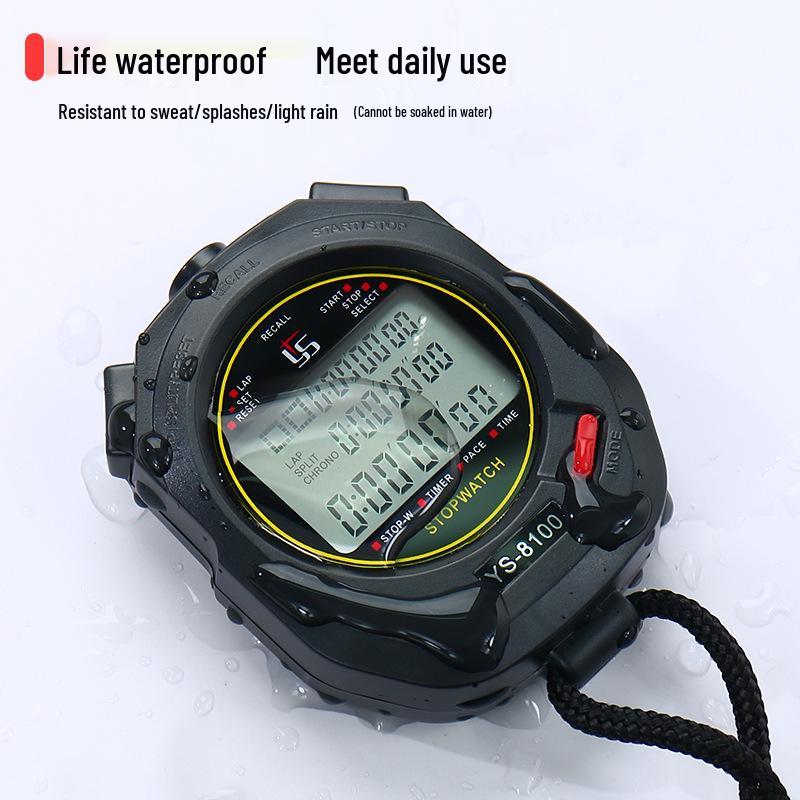 YS-810 Yi Sheng Stopwatch Timer: 10-100 Levels for Sports, Running, Exercise, and Referee Training