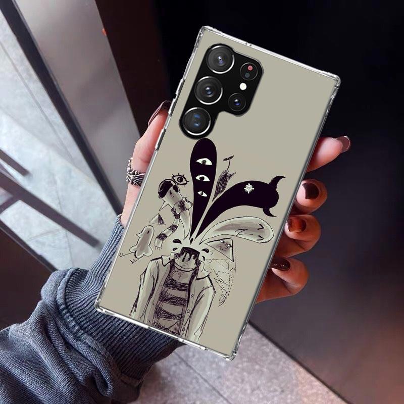 Oyasumi Punpun Phone Case For Samsung Galaxy S26 S25 Edge S24 S23 Ultra S22 Plus S21 S20 FE Soft TPU Back Cover Funda Galaxy S25
