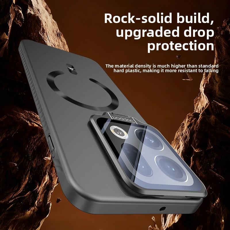 For OPPO Find X9 Pro Case Hard PC Magnetic wireless charging Lens Stand Protective Back Cover Case For Find X9 X9Pro Phone Shell