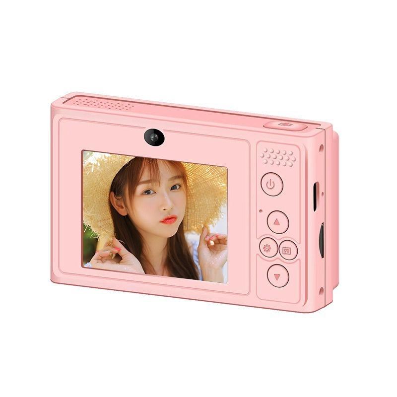 48Mp Çift Lensli 2.8 İnç Dijital Video Kamera Ips 4K Dijital Kamera Af 16X Dijital Zoom Flaş Çocuklar İçin Öğrenci Doğum Günü Hediyesi