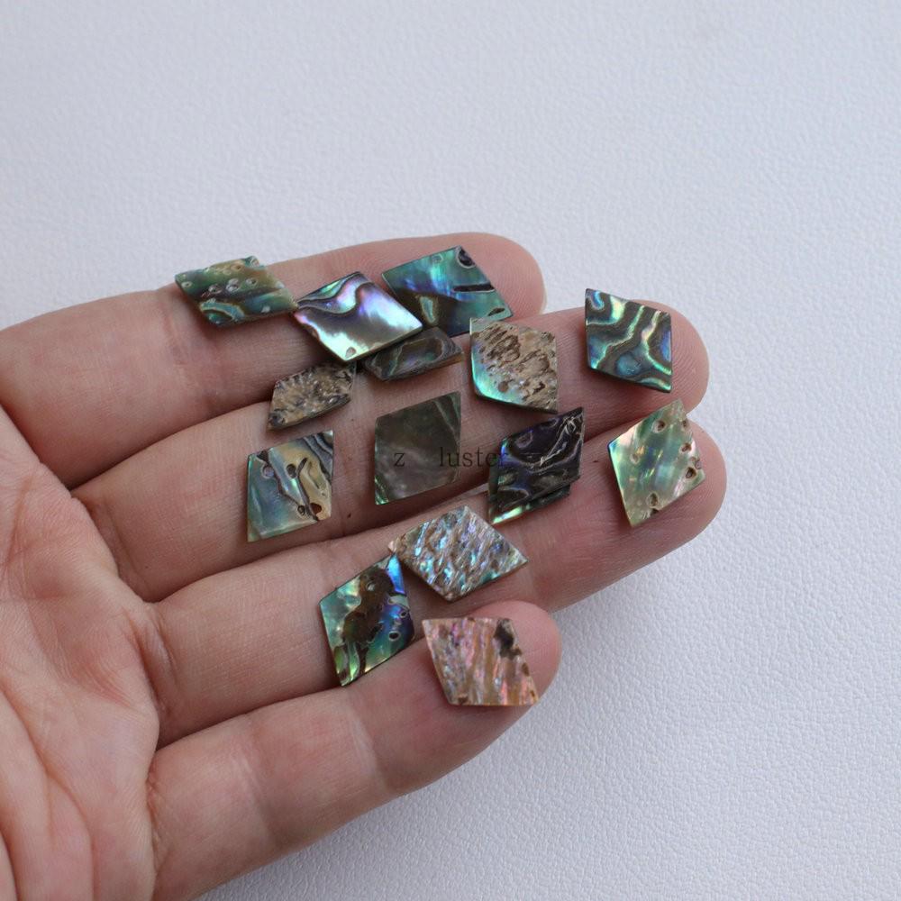 New Zealand Abalone Shell Pendant Charm - Ancient Style Hairpin & DIY Earring/Clothing Accessory.