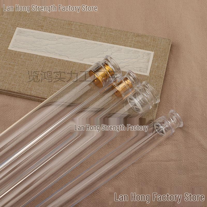 Acrylic Agarwood Incense Holder: Transparent Tube with Large Capacity for Storage