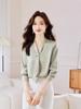 Women's White Long Sleeve Professional Shirt - Elegant Spring/Autumn Wear