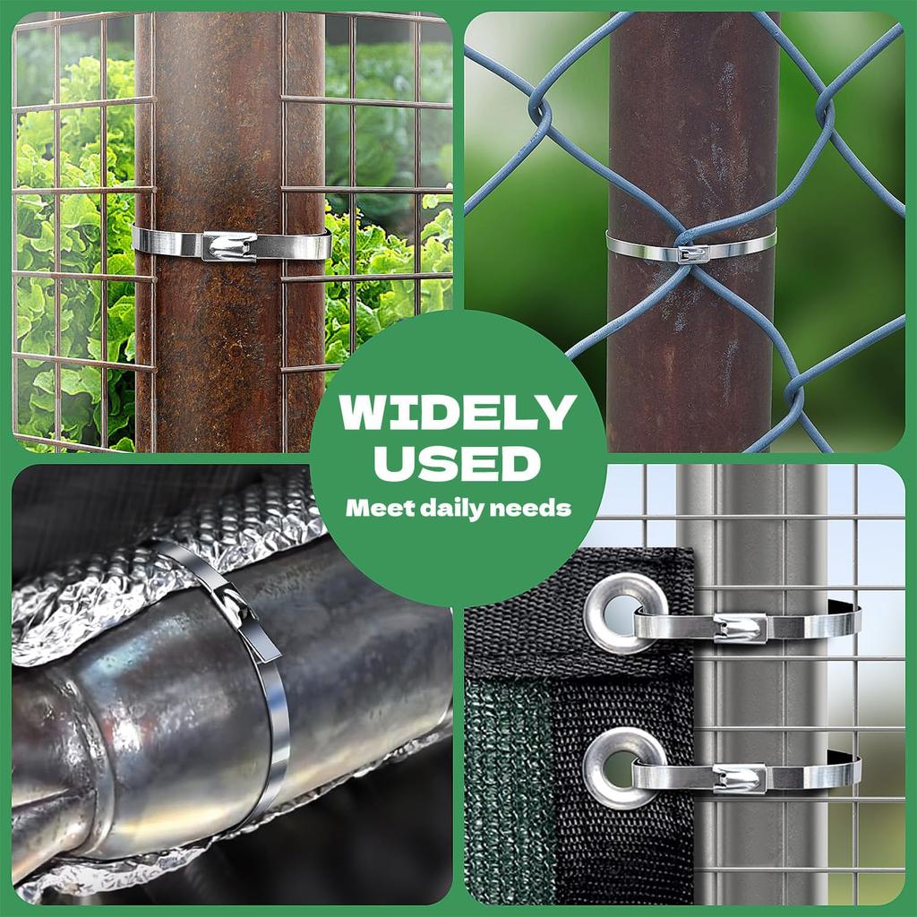 Goethe Garden WCT322 Stainless Steel Cable Tie Gun for Fastening and Cutting 12mm Wide Cable Ties, 4 Sizes Available, Multi-Purpose Cable Tie Gun,