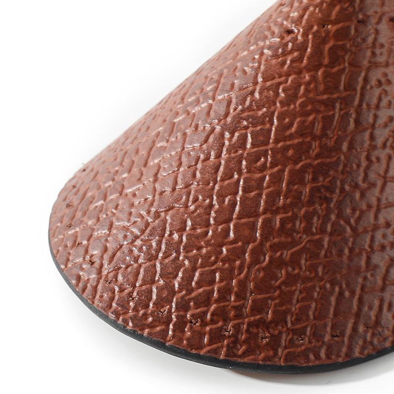 Longxiong Bag Repair: 7cm Leather Bag Bottom Corner Patch for DIY Accessories & Crochet Projects