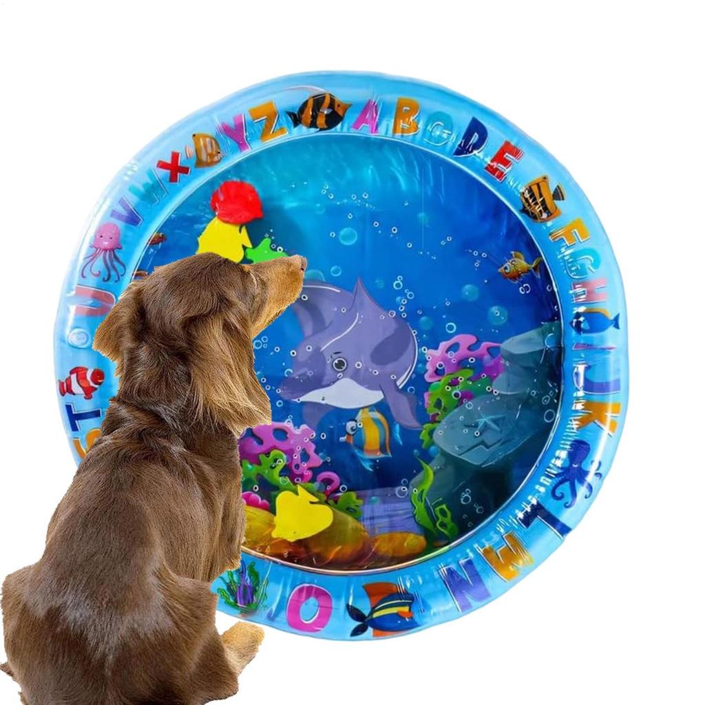 Sensory Water Mat Thickened Sensor Play Water Sensor Cat Mat Pet Supplies Cleaning Cooling Mat Pet Cat Water Bed Game Mat