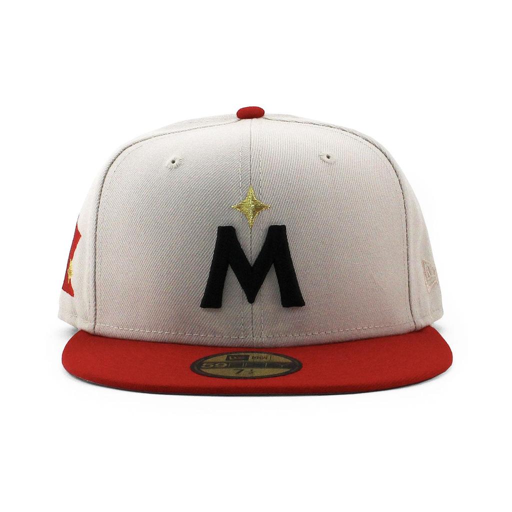 [New Era] Trendy color brim cap 59FIFTY Minnesota Twins MLB GREY BOTTOM FITTED CAP STONE MINNESOTA TWINS 5950 hat color bottom Sz 7-14 [Used]