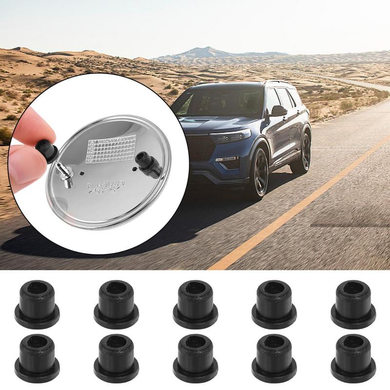 Hole Plug Auto Body Plugs 10 Pieces Truck Bed Hole Plugs Black Rubber Hole Plug For Women Men Adults Bikes Frame