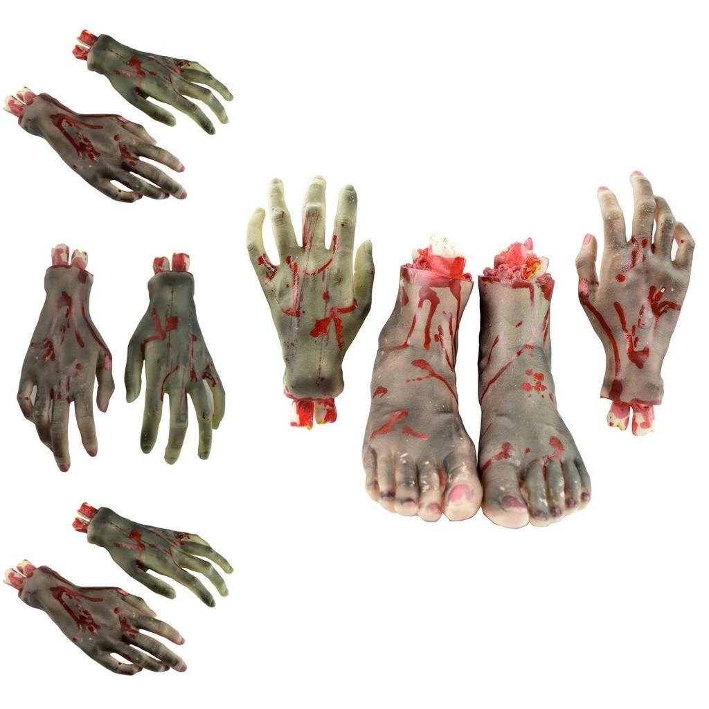 Accessoire d'Halloween Main Fausse Accessoires de Filmage Main Fausse Unique Super Mignonne Exportation Directe Accessoires pour le Corps