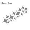 15 Piece Geometric Star Pattern Vinyl Sticker Car Body Side Decor Decals for Vehicles Suv Cars Pickup Truck Auto Accessories