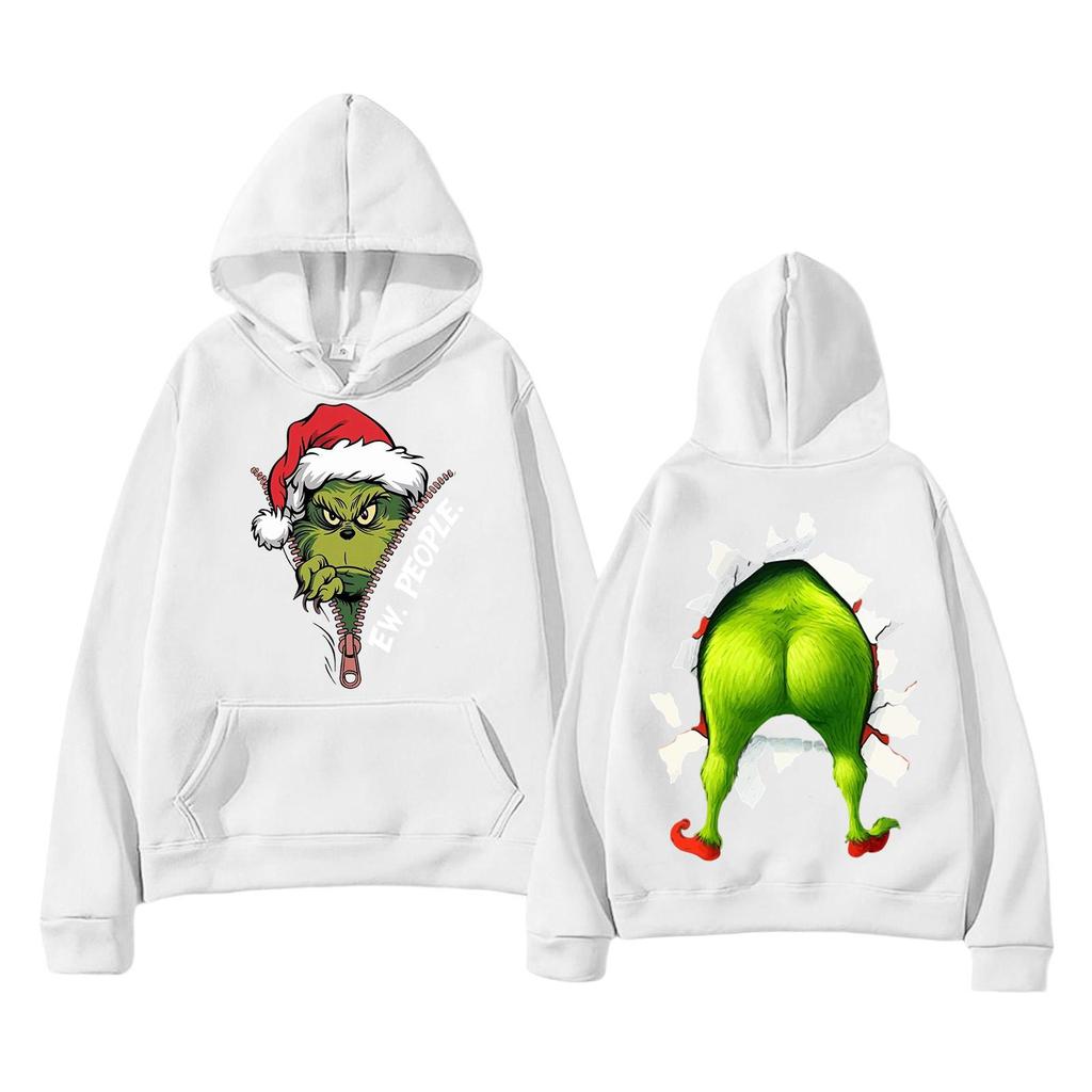 Women's Casual Christmas Letter Print Hoodie with Pockets, Trendy Pullover for Holiday