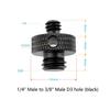 1/4" to 3/8" Screw Adapter Converter Threaded Spigot Mount for GoPro Action Camera Flash Tripod Monopod Light Stand Microphone