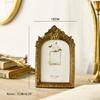 Elegant Retro Photo Frame Imitation Wood Embossed Picture Frame Home Ornaments