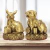 12 Chinese Pure Copper Zodiac Animal Figurines Set, Rat, Ox, Tiger, Rabbit, Dragon, Snake, Horse, Goat, Monkey, Rooster, Dog,Pig