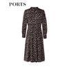 PORTS Women's Floral Knit Mid-Length Dress